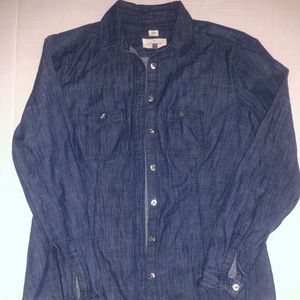 Ann Taylor Loft Jean button shirt